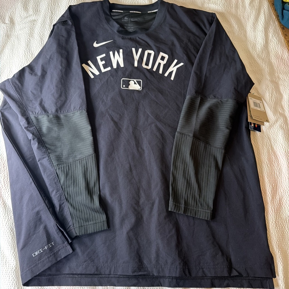 🆕 Nike New York Yankees Authentic Collection Dri-FIT  XXL NWT Black